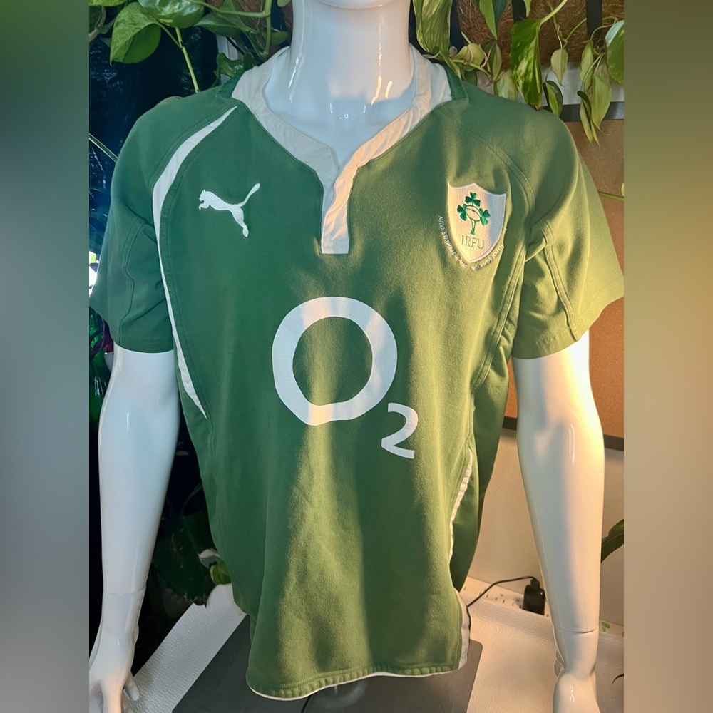 Puma 2010 commemorative IRFU Irish Rugby Jersey FIFA